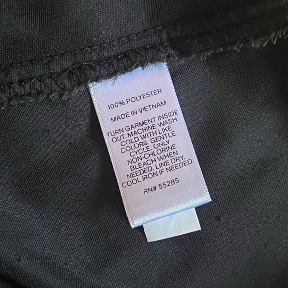 Express Black Velvet Strappy Faux Wrap Cami Tank Top Size Small - Picture 8 of 9